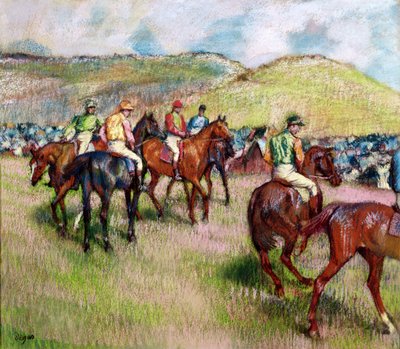 Before the Race by Edgar Degas